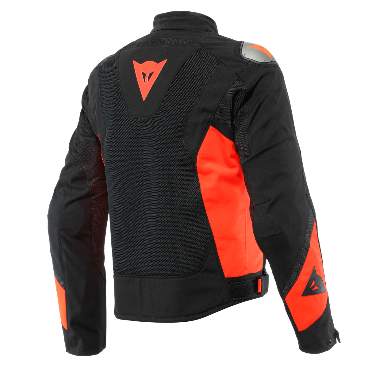 Dainese Energyca Air Tex Black/Fluro Red Textile Jacket