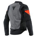 Dainese Air Fast Tex Black/Gray/Fluro Red Textile Jacket