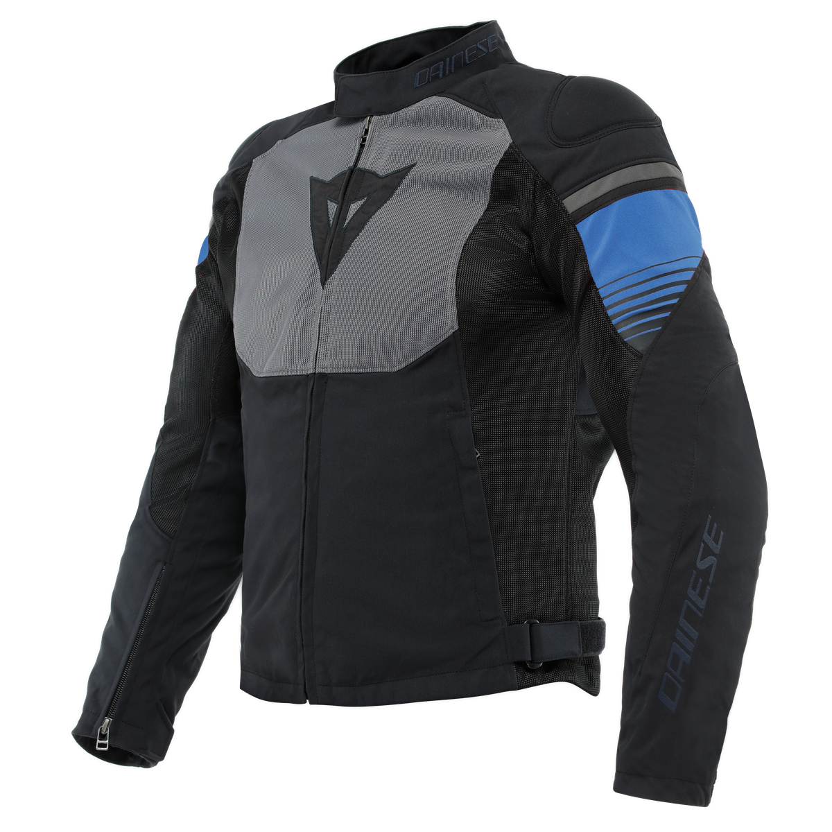 Dainese Air Fast Tex Black/Gray/Racing Blue Textile Jacket