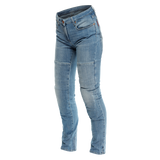 Dainese Denim Stone Light Blue Slim Textile Womens Pants