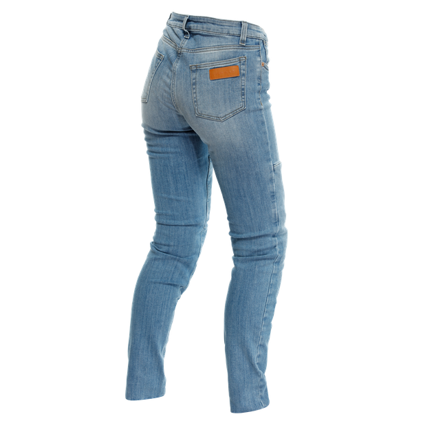 Dainese Denim Stone Light Blue Slim Textile Womens Pants