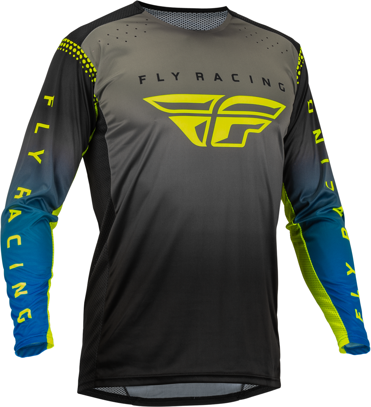 FLY 2023 Lite Grey/Blue/Hi-Vis Jersey