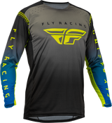 FLY 2023 Lite Grey/Blue/Hi-Vis Jersey