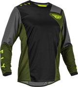 FLY 2023 Kinetic Jet Black/Olive Green/Hi-Vis Jersey