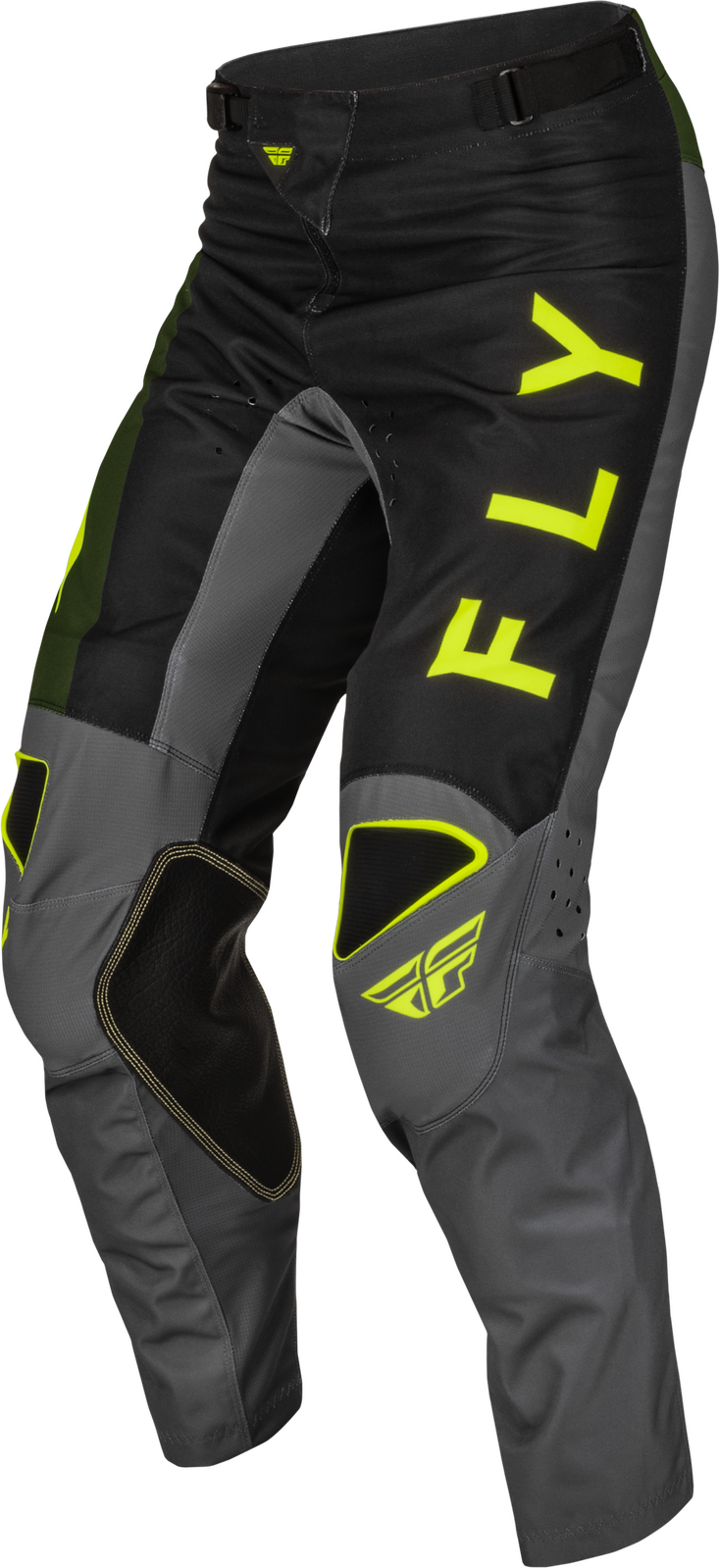 FLY 2023 Kinetic Jet Black/Olive Green/Hi-Vis Pants