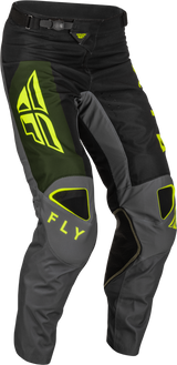 FLY 2023 Kinetic Jet Black/Olive Green/Hi-Vis Pants