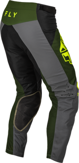 FLY 2023 Kinetic Jet Black/Olive Green/Hi-Vis Pants