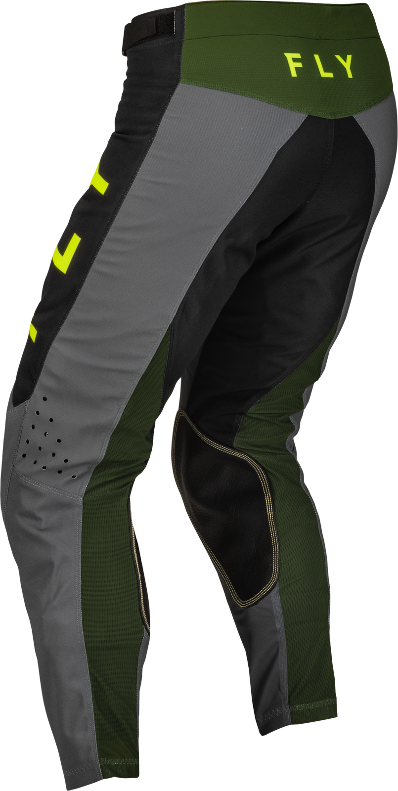 FLY 2023 Kinetic Jet Black/Olive Green/Hi-Vis Pants