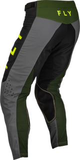 FLY 2023 Kinetic Jet Black/Olive Green/Hi-Vis Pants