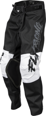 FLY 2023 Kinetic Khaos Grey/Black/White Youth Pants