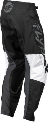 FLY 2023 Kinetic Khaos Grey/Black/White Youth Pants