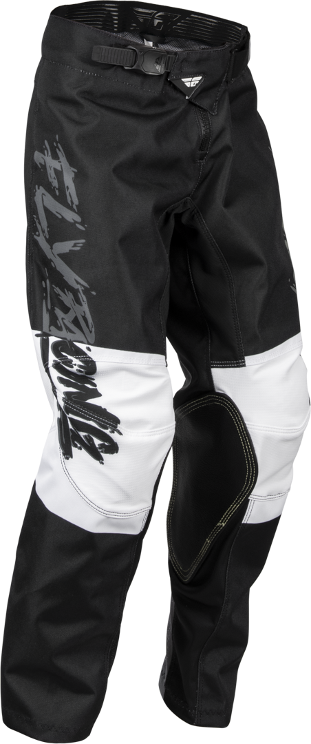 FLY 2023 Kinetic Khaos Grey/Black/White Youth Pants