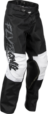 FLY 2023 Kinetic Khaos Grey/Black/White Youth Pants