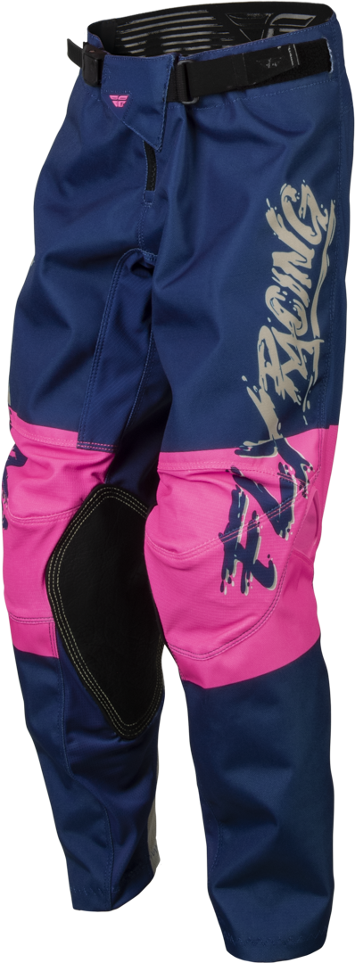 FLY 2023 Kinetic Khaos Pink/Navy/Tan Youth Pants