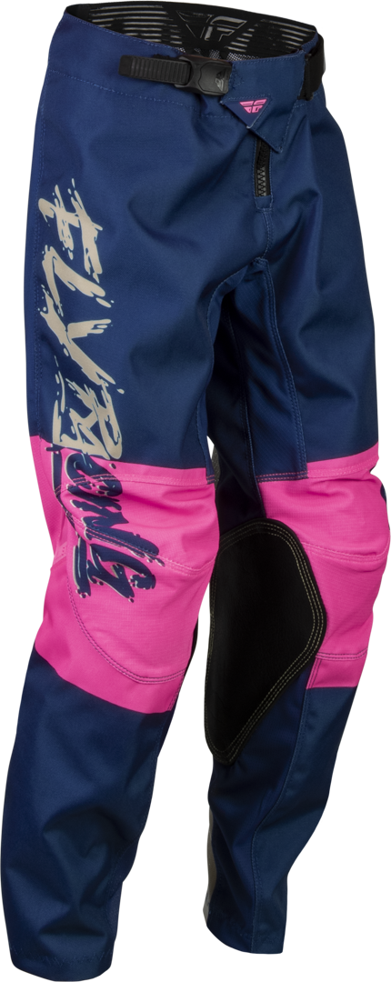 FLY 2023 Kinetic Khaos Pink/Navy/Tan Youth Pants