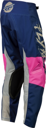 FLY 2023 Kinetic Khaos Pink/Navy/Tan Youth Pants