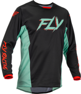 FLY 2023 Special Edition Kinetic Rave Black/Mint/Red Jersey