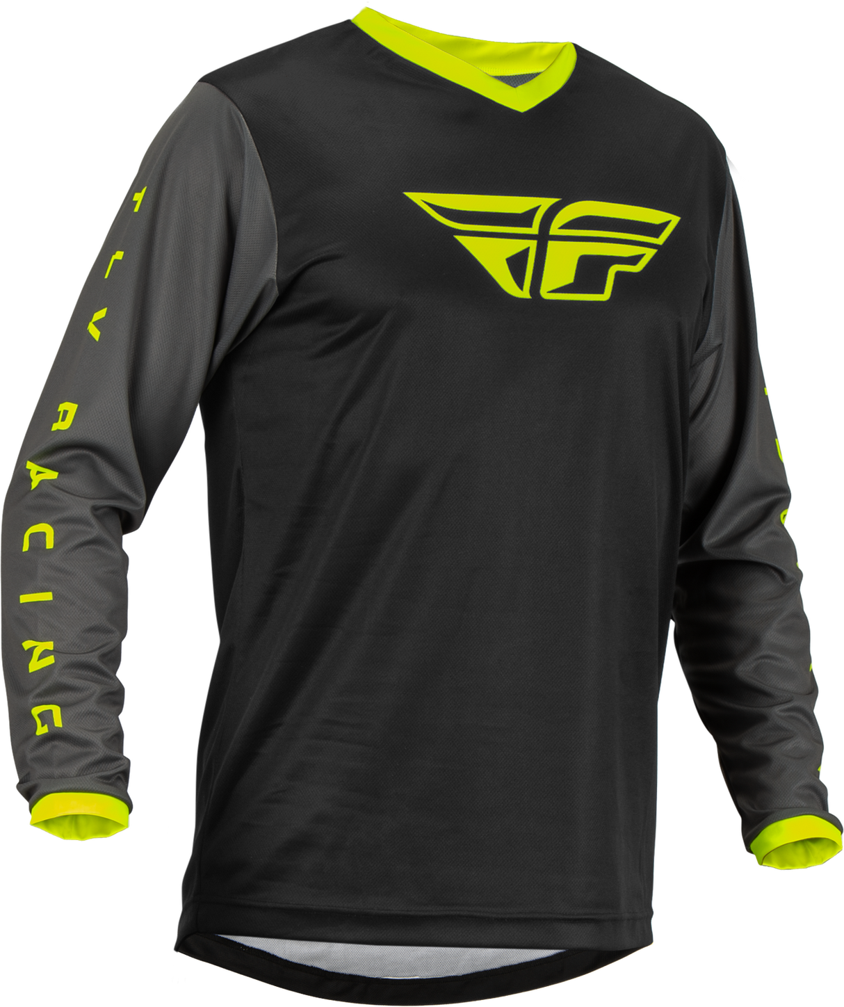 FLY 2023 F-16 Black/Grey/Hi-Vis Jersey