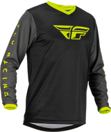 FLY 2023 F-16 Black/Grey/Hi-Vis Jersey