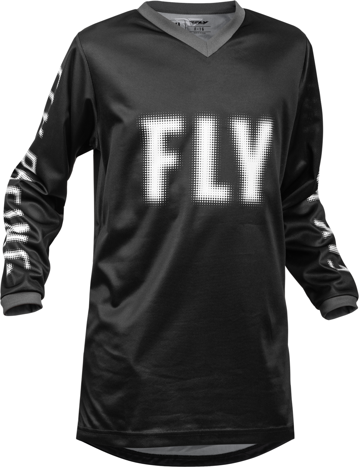 FLY 2023 F-16 Black/White Youth Jersey