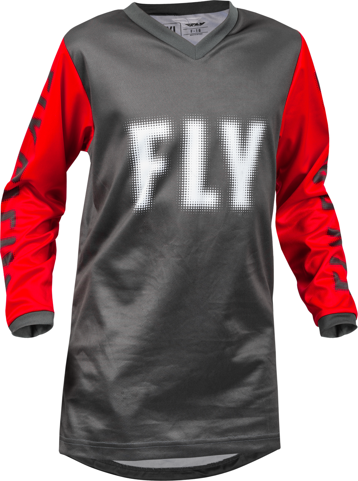 FLY 2023 F-16 Grey/Red Youth Jersey