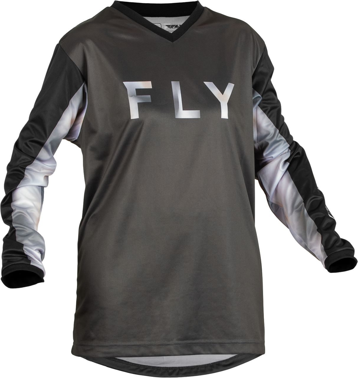 FLY 2023 F-16 Black/Grey Womens Jersey