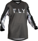 FLY 2023 F-16 Black/Grey Womens Jersey