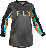 FLY 2023 F-16 Grey/Pink/Blue Womens Jersey