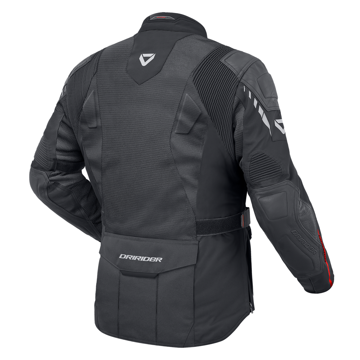 DriRider Nordic V Airflow Black/Black Textile Jacket