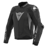 Dainese Super Speed 4 Matte Black/Charcoal Gray Perforated Leather Jacket