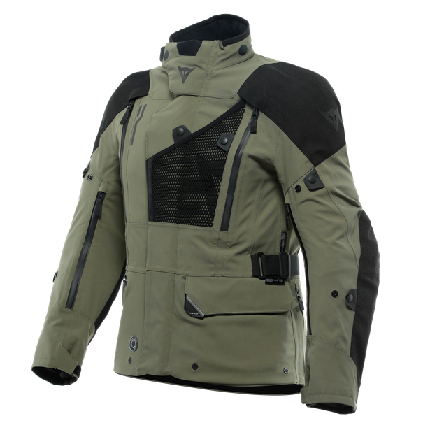 Dainese Hekla Absoluteshell Pro 20K Army Green/Black Waterproof Textile Jacket