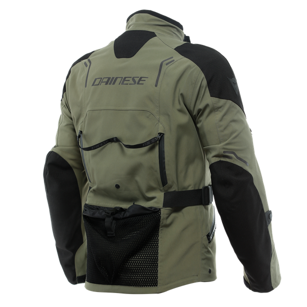 Dainese Hekla Absoluteshell Pro 20K Army Green/Black Waterproof Textile Jacket