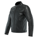 Dainese Mike 3 Black Non-Perforated Leather Jacket