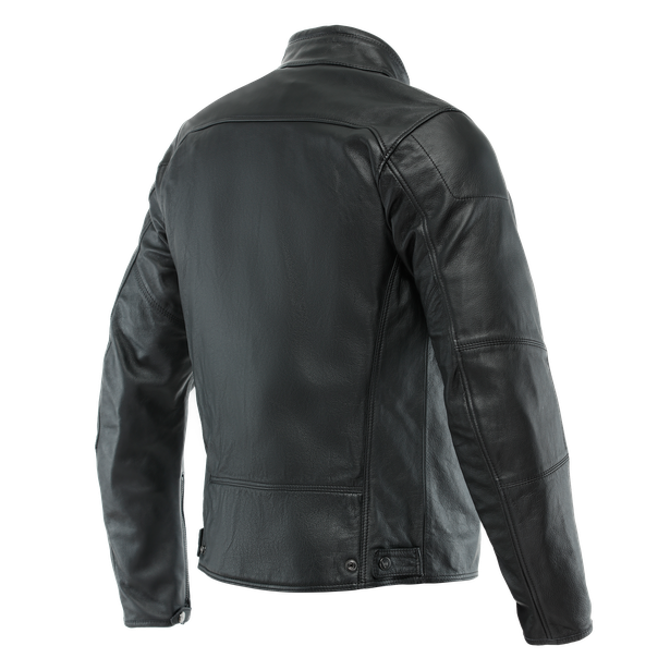 Dainese Mike 3 Black Non-Perforated Leather Jacket