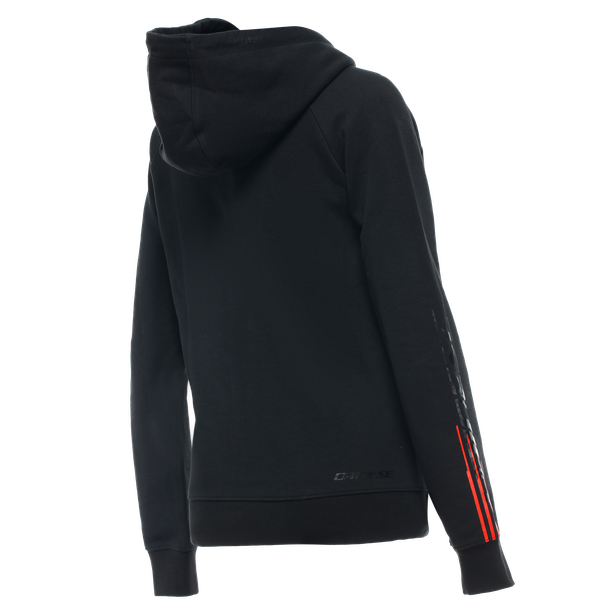 Dainese Logo Black/Black Womens Hoodie