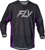 FLY 2023 Kinetic Mesh Rave Black/Purple/Silver Jersey