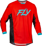 FLY 2023 Kinetic Mesh Rave Red/Black/Mint Jersey