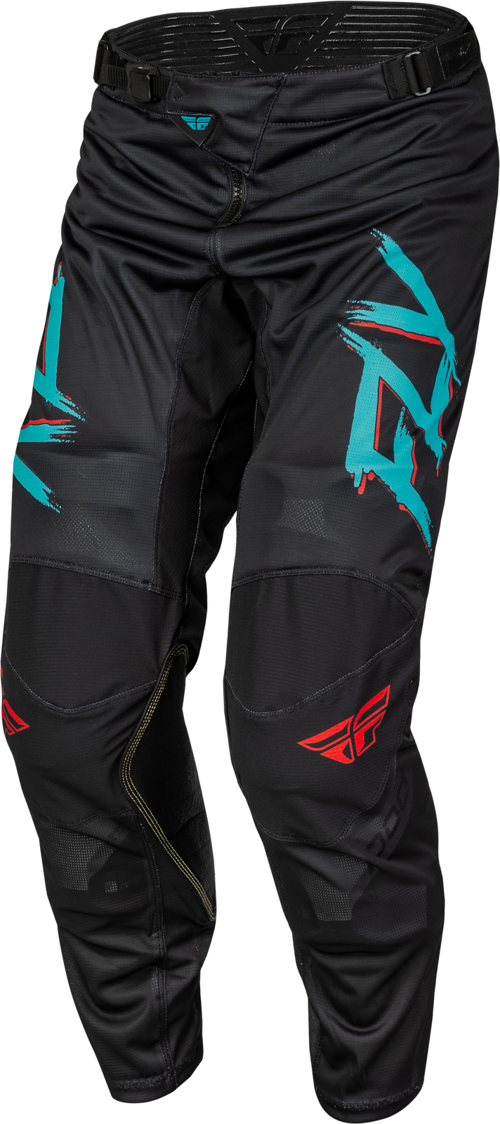 FLY 2023 Kinetic Mesh Rave Red/Black/Mint Pants