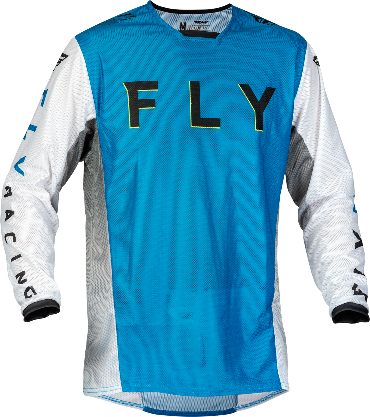 FLY 2023 Kinetic Mesh Kore Blue/White/Hi-Vis Jersey