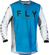 FLY 2023 Kinetic Mesh Kore Blue/White/Hi-Vis Jersey