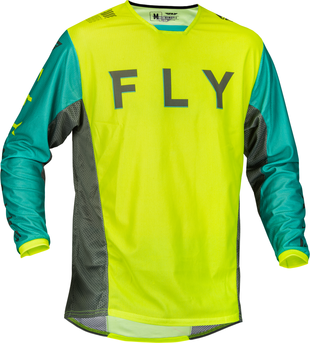 FLY 2023 Kinetic Mesh Kore Hi-Vis/Teal/Grey Jersey