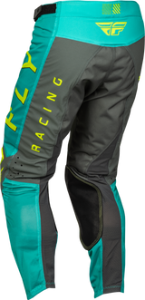 FLY 2023 Kinetic Mesh Kore Hi-Vis/Teal/Grey Pants