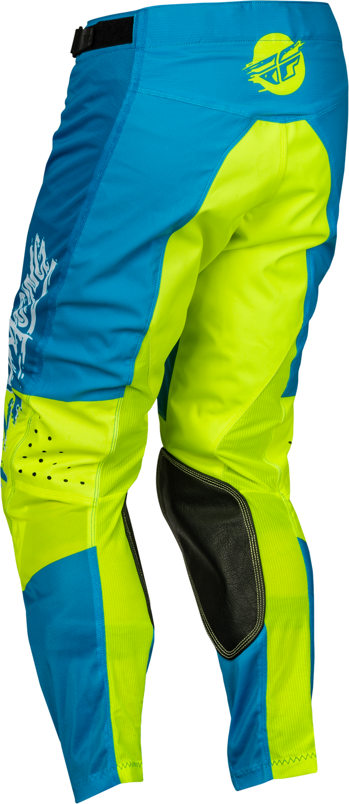 FLY 2023 Kinetic Mesh Khaos Blue/White/Hi-Vis Youth Pants