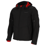 DriRider Blvd WP Soft Shell Black Textile Hoodie Jacket