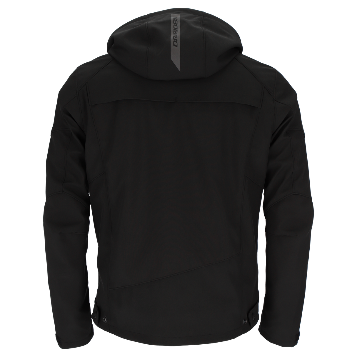 DriRider Blvd WP Soft Shell Black Textile Hoodie Jacket