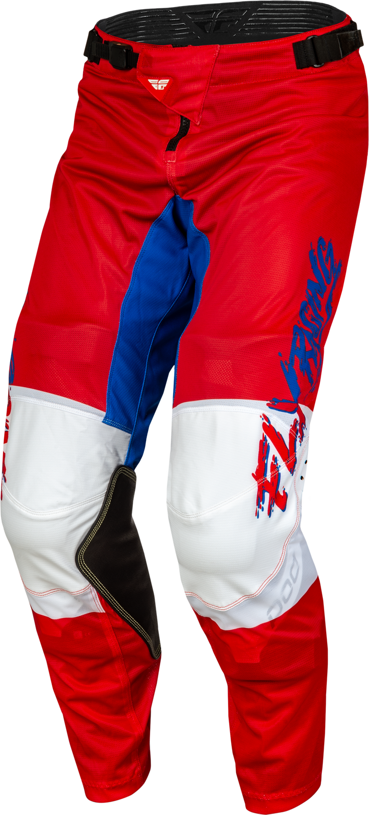 FLY 2023 Kinetic Mesh Khaos Red/White/Blue Youth Pants