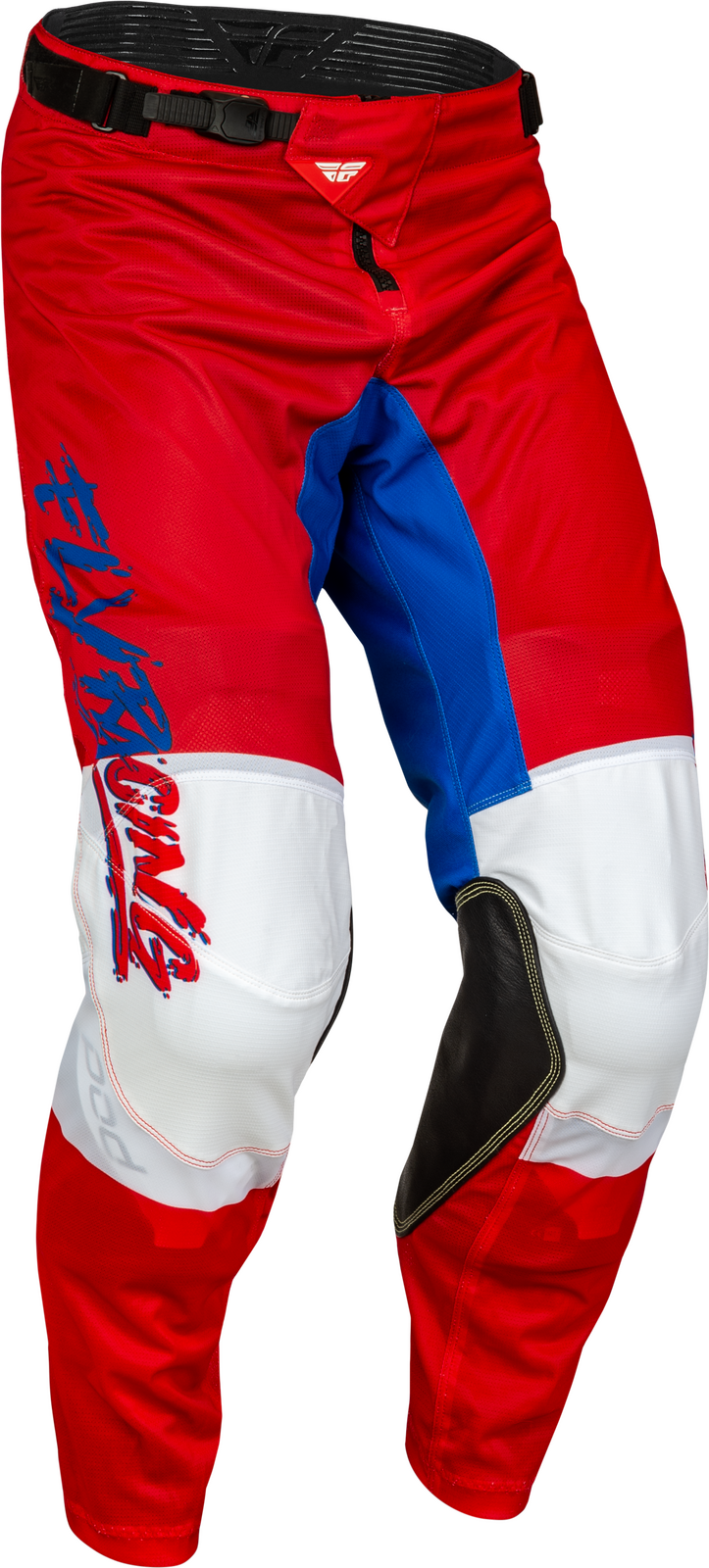 FLY 2023 Kinetic Mesh Khaos Red/White/Blue Youth Pants