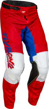 FLY 2023 Kinetic Mesh Khaos Red/White/Blue Youth Pants