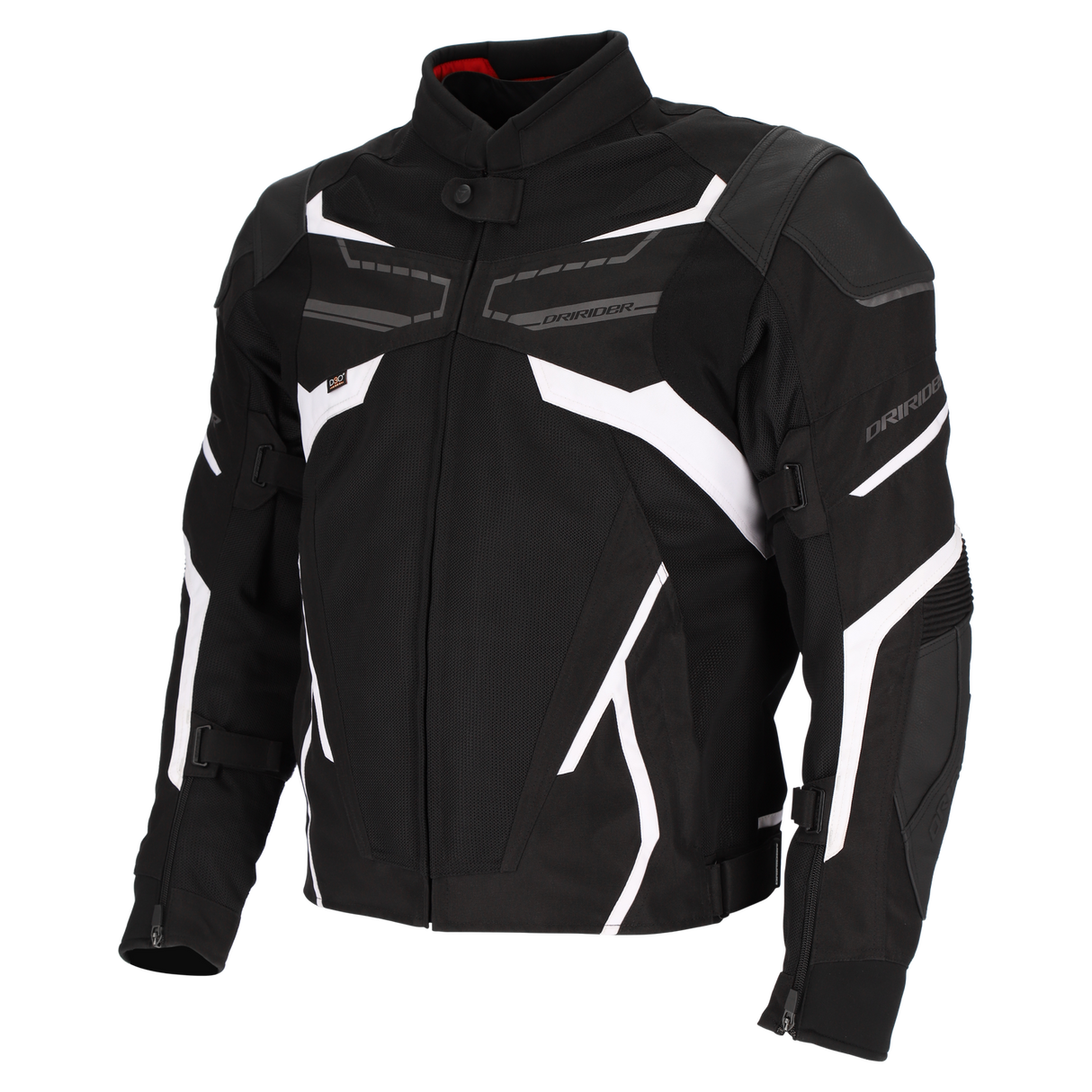 DriRider Climate Exo 4 Black/White Textile Jacket