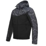 Dainese Ignite Tex Black/Camo Grey Textile Hoodie Jacket